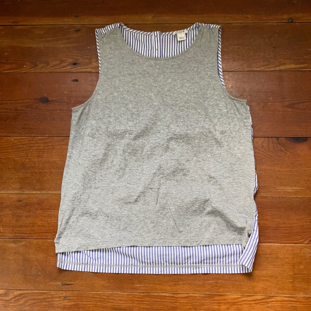 J Crew Mixed Media Tank
